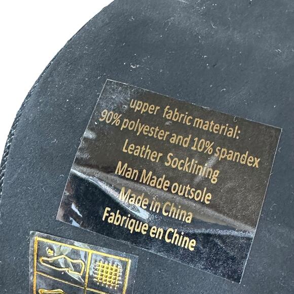 Jeffrey Campbell Boots LF JC Perouze Over the Knee Black Denim Women's Size 7 - Picture 9 of 11